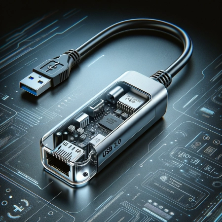 PRZEJŚCIÓWKA USB ETHERNET ADAPTER KARTA SIECIOWA LAN HUB USB GIGABIT RJ45