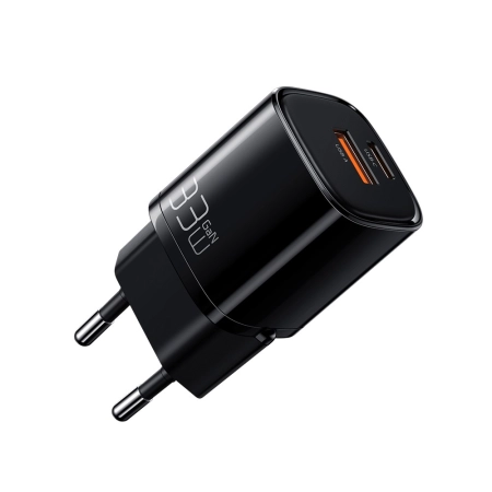 MCDODO SZYBKA ŁADOWARKA SIECIOWA DO TELEFONU ZASILACZ 2X USB USB-C 33W GAN