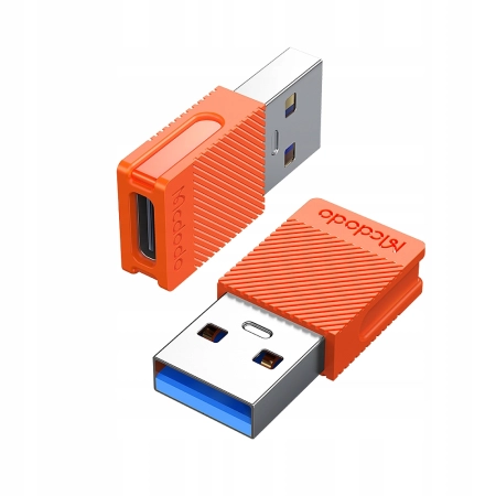 MCDODO ADAPTER PRZEJŚCIÓWKA USB-A 3.0 DO USB-C NA USB TYP C 3A 5GBPS OTG