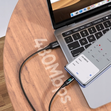 MCDODO KABEL Z WYŚWIETLACZEM MICRO USB SZYBKIE ŁADOWANIE DO SAMSUNG 18W 1M