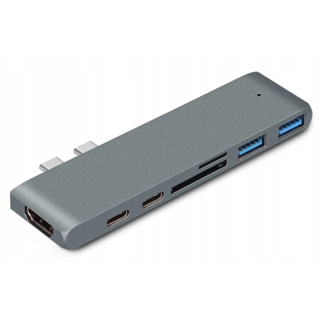 ADAPTER HUB PRZEJŚCIÓWKA USB-C USB THUNDERBOLT HDMI 4K DO MACBOOK PRO AIR