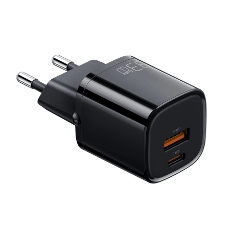 MCDODO SZYBKA ŁADOWARKA SIECIOWA DO TELEFONU ZASILACZ 2X USB USB-C 33W GAN